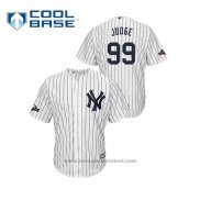 Maglia Baseball Uomo New York Yankees Aaron Judge 2019 Postseason Cool Base Bianco