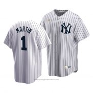 Maglia Baseball Uomo New York Yankees Billy Martin Cooperstown Collection Primera Bianco