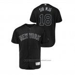 Maglia Baseball Uomo New York Yankees Didi Gregorius 2019 Players Weekend Autentico Nero