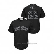 Maglia Baseball Uomo New York Yankees Jacoby Ellsbury 2019 Players Weekend Replica Nero