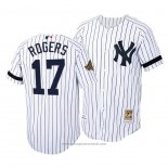 Maglia Baseball Uomo New York Yankees Kenny Rogers Cooperstown Collection Autentico Home Bianco