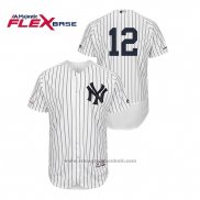 Maglia Baseball Uomo New York Yankees Troy Tulowitzki 150 Anniversario Flex Base Bianco