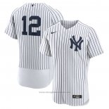 Maglia Baseball Uomo New York Yankees Wade Boggs Home Autentico Retired Bianco