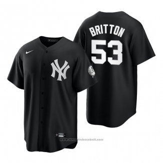 Maglia Baseball Uomo New York Yankees Zack Britton Replica 2021 Nero