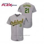 Maglia Baseball Uomo Oakland Athletics Marco Estrada 150 Anniversario Autentico Flex Base Grigio