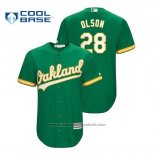 Maglia Baseball Uomo Oakland Athletics Matt Olson Cool Base Alternato Kelly Verde