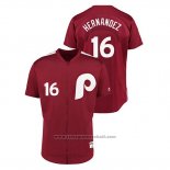 Maglia Baseball Uomo Philadelphia Phillies Cesar Hernandez 1979 Saturday Night Special Autentico Rosso