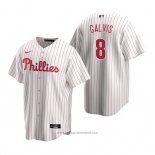 Maglia Baseball Uomo Philadelphia Phillies Freddy Galvis Replica Home Bianco