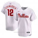 Maglia Baseball Uomo Philadelphia Phillies Kyle Schwarber Home Limited Bianco