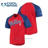 Maglia Baseball Uomo Philadelphia Phillies Personalizzate Stitches Rosso Blu