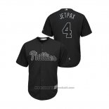 Maglia Baseball Uomo Philadelphia Phillies Scott Kingery 2019 Players Weekend Replica Nero