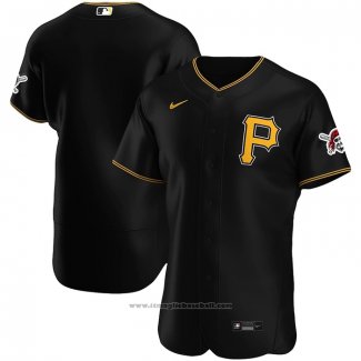 Maglia Baseball Uomo Pittsburgh Pirates Autentico Alternato Nero