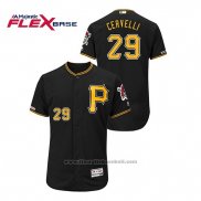 Maglia Baseball Uomo Pittsburgh Pirates Francisco Cervelli Autentico Flex Base Nero