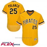 Maglia Baseball Uomo Pittsburgh Pirates Gregory Polanco Autentico Collection Or Flex Base