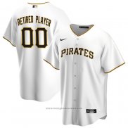 Maglia Baseball Uomo Pittsburgh Pirates Primera Pick-A-player Retired Roster Replica Bianco