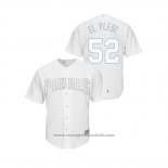 Maglia Baseball Uomo San Diego Padres Andres Munoz 2019 Players Weekend Replica Bianco