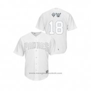 Maglia Baseball Uomo San Diego Padres Austin Hedges 2019 Players Weekend Replica Bianco