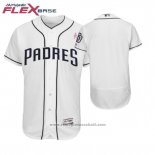 Maglia Baseball Uomo San Diego Padres Bianco 2018 Festa della mamma Flex Base