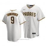 Maglia Baseball Uomo San Diego Padres Jake Cronenworth Replica Home Marrone Bianco