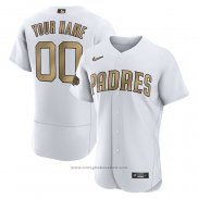 Maglia Baseball Uomo San Diego Padres Personalizzate 2022 All Star Autentico Bianco