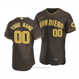 Maglia Baseball Uomo San Diego Padres Personalizzate Autentico Road 2020 Marrone