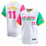 Maglia Baseball Uomo San Diego Padres Yu Darvish City Connect Limited Bianco