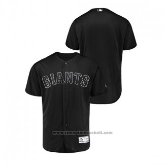 Maglia Baseball Uomo San Francisco Giants 2019 Players Weekend Autentico Nero