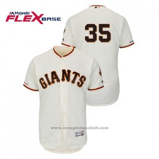 Maglia Baseball Uomo San Francisco Giants Brandon Crawford Autentico Flex Base Crema