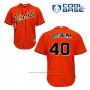 Maglia Baseball Uomo San Francisco Giants Madison Bumgarner 40 Arancione Alternato Cool Base