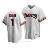 Maglia Baseball Uomo San Francisco Giants Mauricio Dubon Cooperstown Collection Primera Bianco
