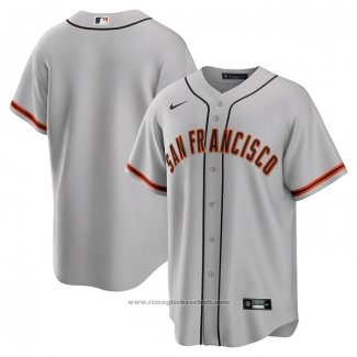 Maglia Baseball Uomo San Francisco Giants Road Replica Grigio