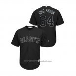 Maglia Baseball Uomo San Francisco Giants Shaun Anderson 2019 Players Weekend Replica Nero