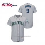 Maglia Baseball Uomo Seattle Mariners Dee Gordon 150 Anniversario Autentico Flex Base Grigio