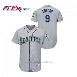 Maglia Baseball Uomo Seattle Mariners Dee Gordon 150 Anniversario Autentico Flex Base Grigio