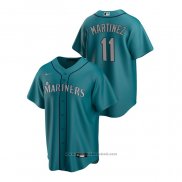 Maglia Baseball Uomo Seattle Mariners Edgar Martinez Replica Alternato Verde