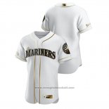 Maglia Baseball Uomo Seattle Mariners Golden Edition Autentico Bianco