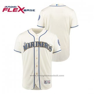 Maglia Baseball Uomo Seattle Mariners Hispanic Heritage Flex Base Crema