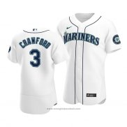 Maglia Baseball Uomo Seattle Mariners J.p. Crawford Autentico Primera Bianco