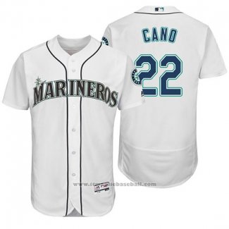 Maglia Baseball Uomo Seattle Mariners Robinson Cano 22 Bianco Hispanic Heritage