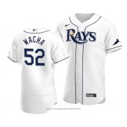 Maglia Baseball Uomo Tampa Bay Rays Michael Wacha Autentico Primera Bianco