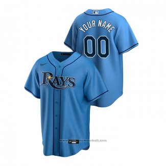 Maglia Baseball Uomo Tampa Bay Rays Personalizzate Replica Alternato Blu