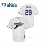 Maglia Baseball Uomo Tampa Bay Rays Tommy Pham Turn Back The Clock Cool Base Bianco