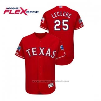 Maglia Baseball Uomo Texas Rangers Jose Leclerc Rosso