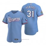 Maglia Baseball Uomo Texas Rangers Spencer Howard Autentico Alternato Blu