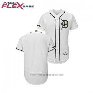 Maglia Baseball Uomo Tigers 2018 Memorial Day Flex Base Bianco