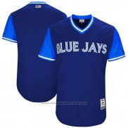 Maglia Baseball Uomo Toronto Blue Jays 2017 Little League World Series Blu