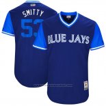 Maglia Baseball Uomo Toronto Blue Jays 2017 Little League World Series Chris Smith Blu