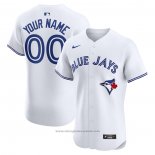 Maglia Baseball Uomo Toronto Blue Jays Home Elite Personalizzate Bianco