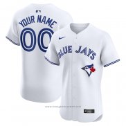 Maglia Baseball Uomo Toronto Blue Jays Home Elite Personalizzate Bianco