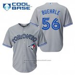 Maglia Baseball Uomo Toronto Blue Jays Mark Buehrle 56 Grigio Cool Base